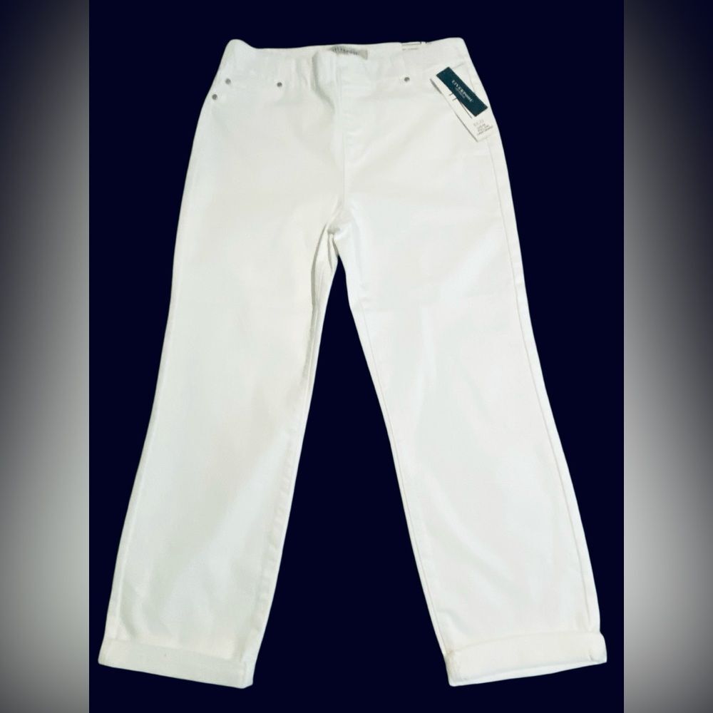 Liverpool | Liverpool Eco Chloe Pull-on crop jeans | women’s stretch crop NWT 6 - Picture 7 of 13